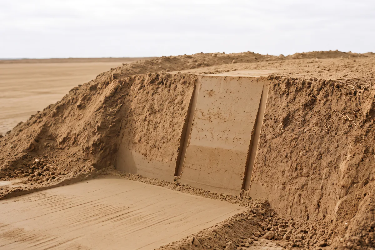 Select fill compacted soil